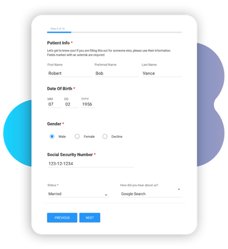 Online Form with cloud